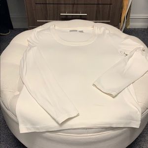 Chicos cream colored soft  top